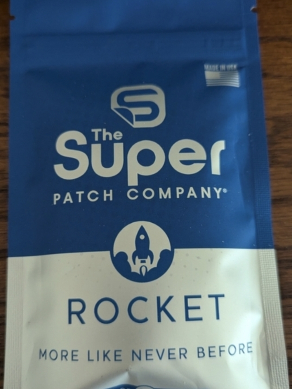 The Super Patch Company Rocket Patch -zero Ingredients Blue & White